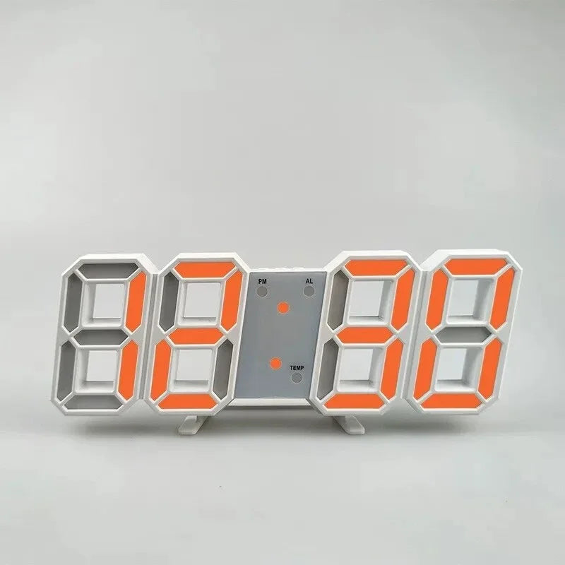 Digital Decoration for Bedroom Desk Watches Led Wall Clock Living Room Alarm Modern Home and Decoration Electronic Table Decor