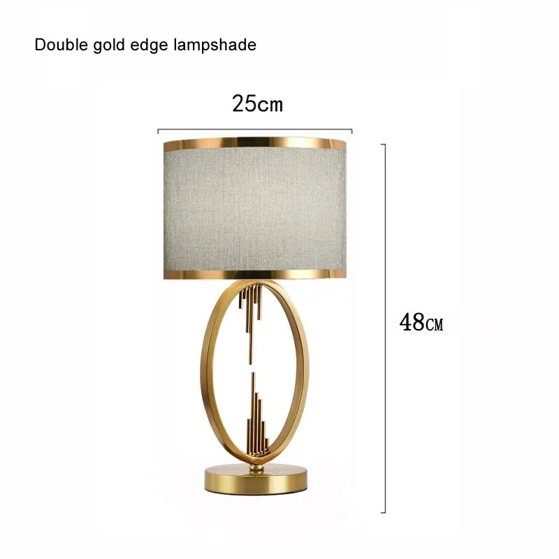American Table Lamp Modern Simple Study Creative Desk Lamp European Living Room Bedroom Bedside Decorative Desk Lamp