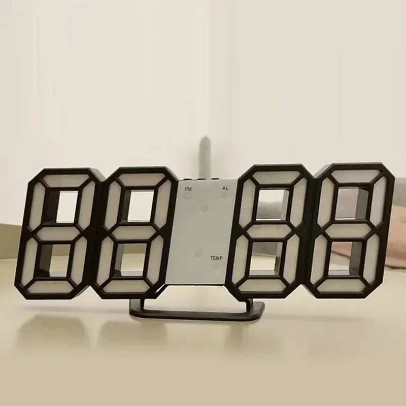 Digital Decoration for Bedroom Desk Watches Led Wall Clock Living Room Alarm Modern Home and Decoration Electronic Table Decor