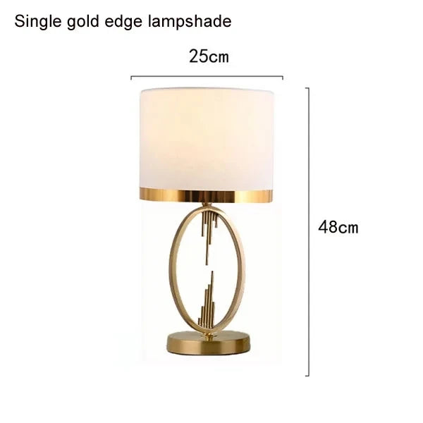 American Table Lamp Modern Simple Study Creative Desk Lamp European Living Room Bedroom Bedside Decorative Desk Lamp