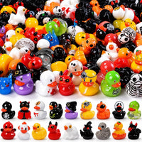 61Pcs Halloween Mini Resin Duck Novelty Halloween Party Favors Gift