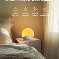 Sunrise Alarm Clock, White Noise Sound Machine, 26 Soothing Sounds