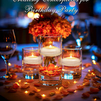 24Pack 3" White Flameless Floating LED Candle, Waterproof Tealight