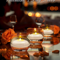 24Pack 3" White Flameless Floating LED Candle, Waterproof Tealight