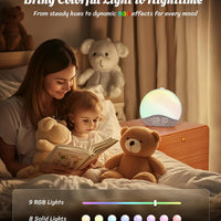 Sunrise Alarm Clock, White Noise Sound Machine, 26 Soothing Sounds