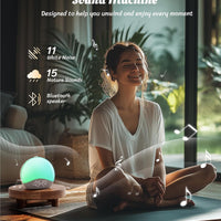 Sunrise Alarm Clock, White Noise Sound Machine, 26 Soothing Sounds