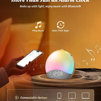 Sunrise Alarm Clock, White Noise Sound Machine, 26 Soothing Sounds