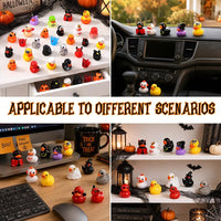 61Pcs Halloween Mini Resin Duck Novelty Halloween Party Favors Gift