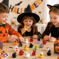 61Pcs Halloween Mini Resin Duck Novelty Halloween Party Favors Gift