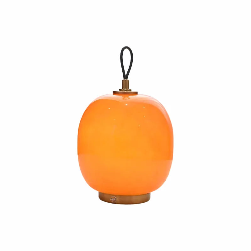 Simple Lantern Glass Table Lamp Living Room Decorative Table Lamp Bedroom Bedside Ambient Light Night Light
