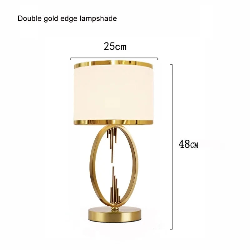 American Table Lamp Modern Simple Study Creative Desk Lamp European Living Room Bedroom Bedside Decorative Desk Lamp
