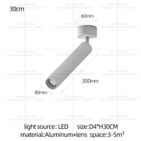LED Ceiling Light Clothing Store Spotlight Restaurant Coffee Shop Decorative Light Kitchen Bedroom Ceiling Indoor Lighting