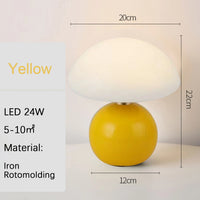 Led Table Lamp for Bedroom Lamp Bedside Table White/Pink/Red/Beige/Orange Stromatolite Moon Desk Mood Light Room Decorating Item