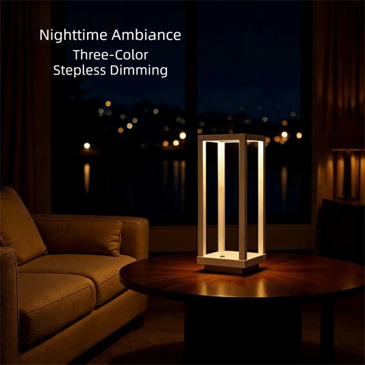 Modern European Design LED Table Lamp Waterproof Ip65 Rechargeable Rechargeable Table Lamp Decorative Lighting LED Technology
