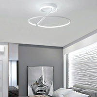 Living Room Lamp LED Chandeliers Indoor Lighting Light Fixture Kitchen Lustre Lamps White Chrome Lamp Fixture Home Decor