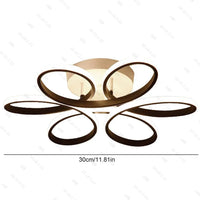 LED Ceiling Lamp Three Colors Flush Mount Lamp Modern Style Hallway Balcony Bedroom Living Room Chandelier Home Indoor Lighting