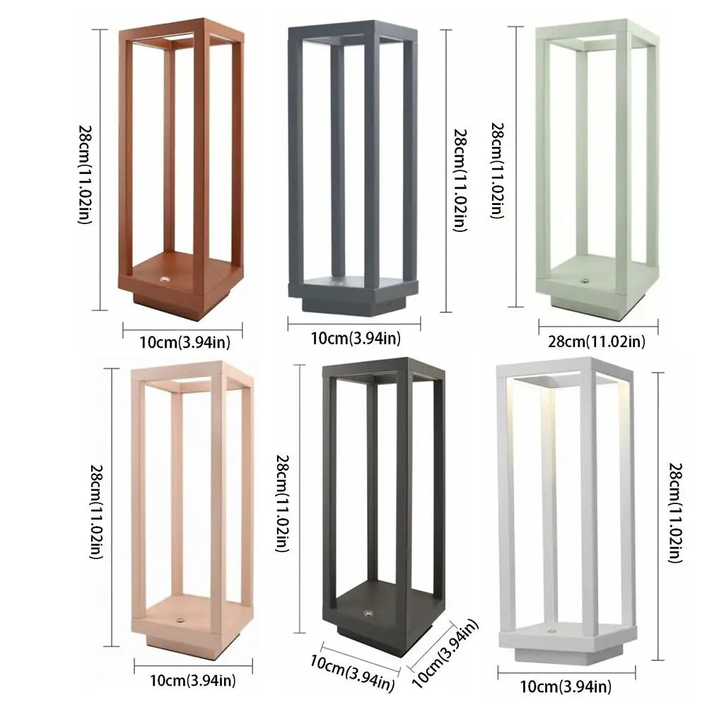 Modern European Design LED Table Lamp Waterproof Ip65 Rechargeable Rechargeable Table Lamp Decorative Lighting LED Technology