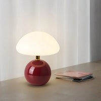 Led Table Lamp for Bedroom Lamp Bedside Table White/Pink/Red/Beige/Orange Stromatolite Moon Desk Mood Light Room Decorating Item