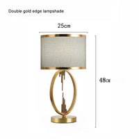 American Table Lamp Modern Simple Study Creative Desk Lamp European Living Room Bedroom Bedside Decorative Desk Lamp