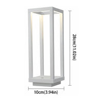 Modern European Design LED Table Lamp Waterproof Ip65 Rechargeable Rechargeable Table Lamp Decorative Lighting LED Technology