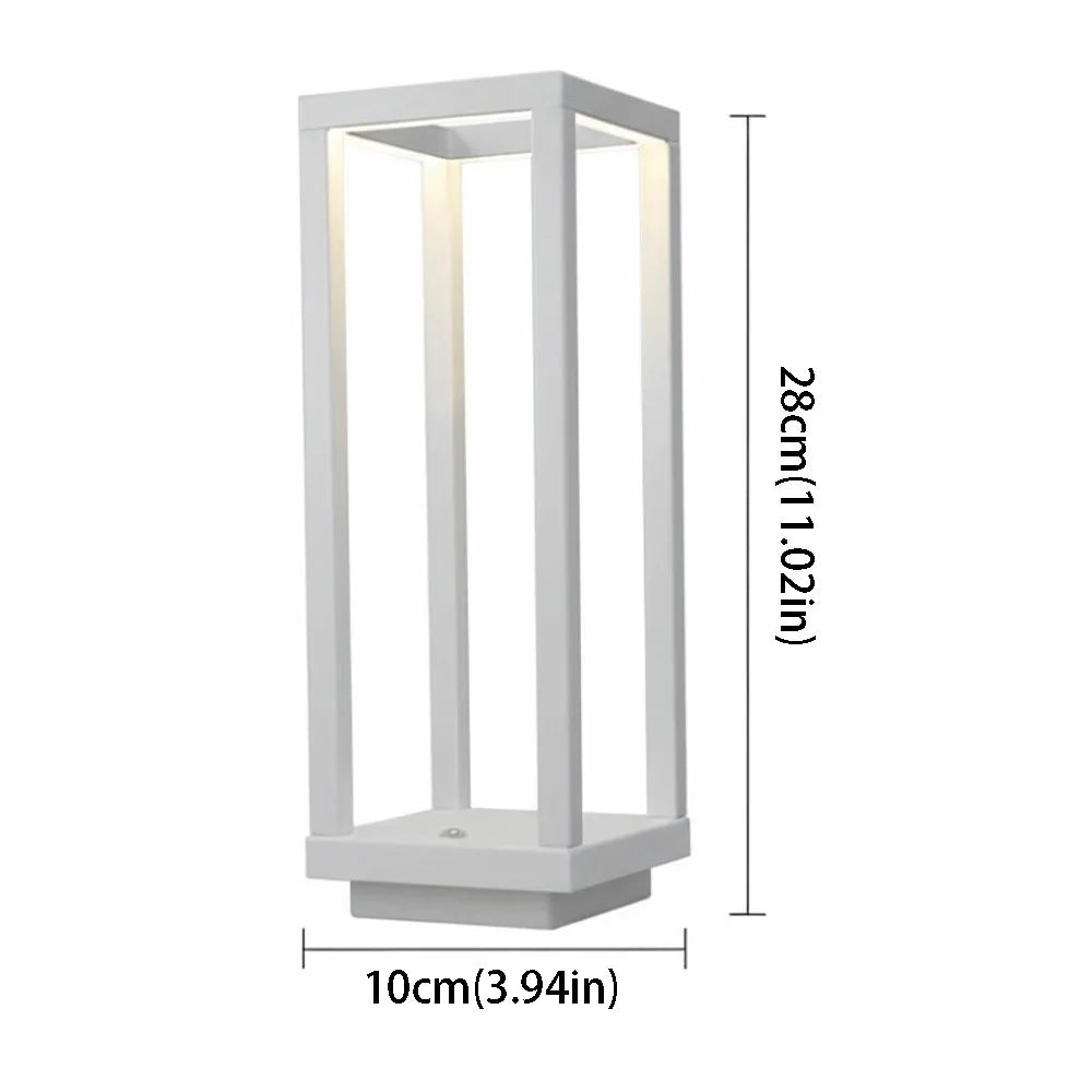 Modern European Design LED Table Lamp Waterproof Ip65 Rechargeable Rechargeable Table Lamp Decorative Lighting LED Technology