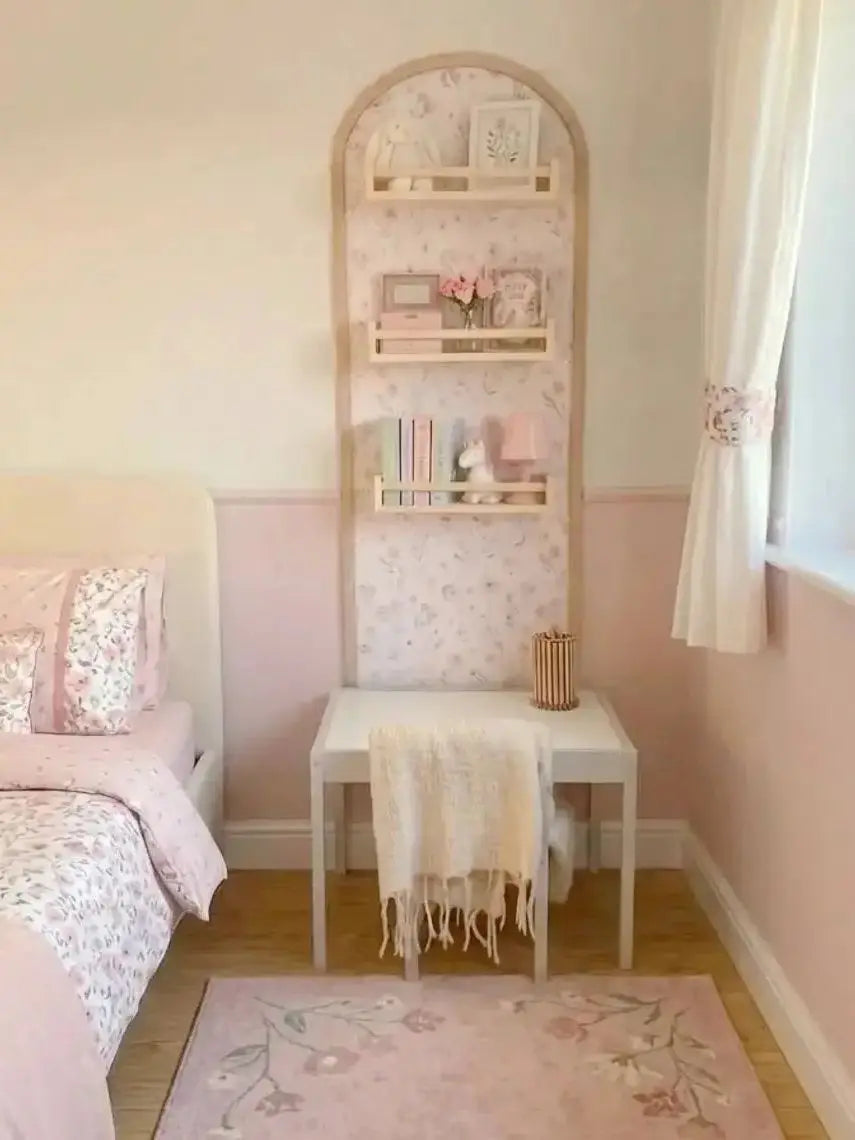 Unfinished Wooden Arch Wall Trim Plywood Narrow Arche DIY Wall Decor Boho Nursery Wall Decor
