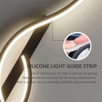 Modern LED Wall Lamp Minimalist Long-Strip Lighting Fixture For Tv Background Lighting In Living Room Bedside Lighting Bedroom