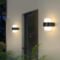Modern LED Wall Lamp Outdoor Waterproof Courtyard Lamp Living Room Bedroom Porch Stairs Indoor and Outdoor Home Decoration Light