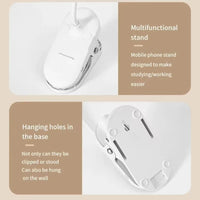 Led Table Lamp USB Rechargeable Night Light With Folding Clamp Study Stand Read Lamp Touch 3 Modes Dimming Eye Protection Light