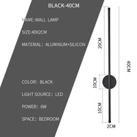 Modern Wall Light Original LED Room Decoration Bedroom Living Room Lights For TV Wall Home Appliances Simple Lighting Fixtures