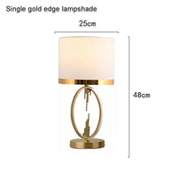 American Table Lamp Modern Simple Study Creative Desk Lamp European Living Room Bedroom Bedside Decorative Desk Lamp